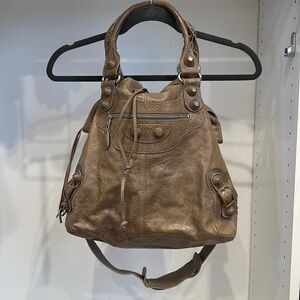 Balenciaga Paris genuine leather vintage y2k bag